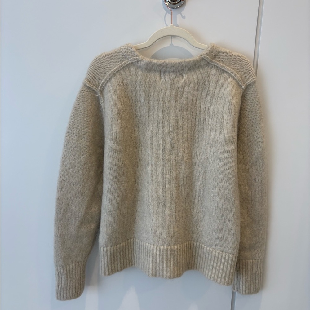 H&M Edition Mohair Blend Cardigan Beige XS 🤍🤍 - Picture 8 of 12